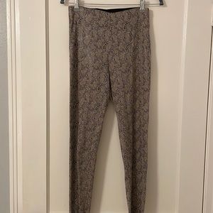 Zara Basic, Pull-On Snake Print Legging | Size Small